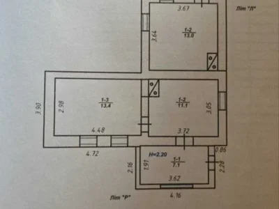 продаж 2-к квартира Одеса, Хаджибейський, 25000 $