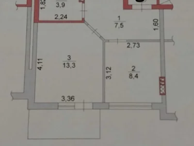 продаж 1-к квартира Київ, Голосіївський, 78000 $