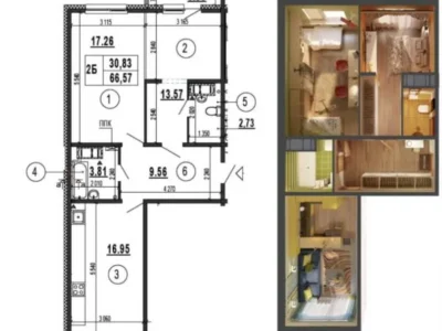 продаж 2-к квартира Київ, Дарницький, 78000 $