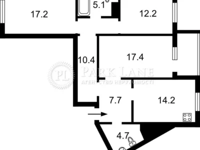 продаж 3-к квартира Київ, Дарницький, 125000 $