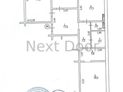 продаж 3-к квартира Київ, Дарницький, 104000 $