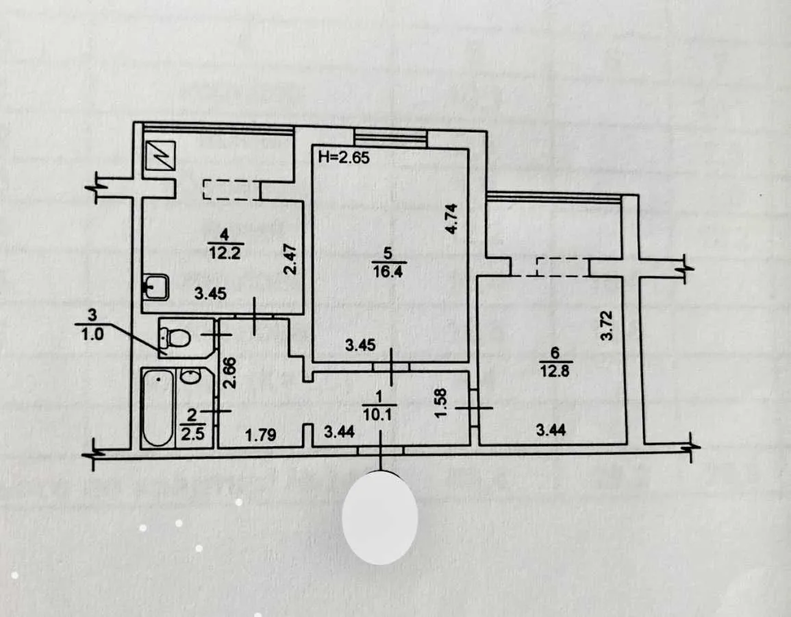 продаж 2-к квартира Київ, Деснянський, 64900 $
