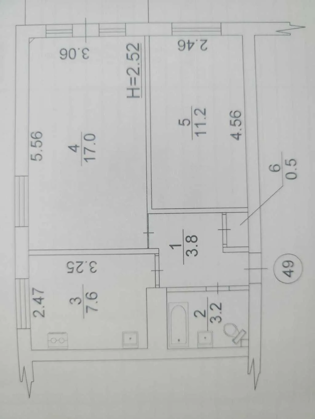 продаж 2-к квартира Київ, Дніпровський, 53000 $