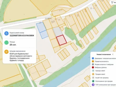 продаж ділянка під житлову забудову Богуславський, Богуслав, 9900 $