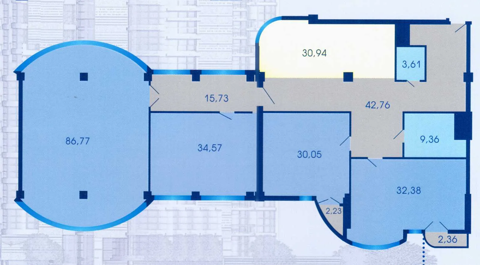 довгострокова оренда 4-к квартира Київ, Печерський, 2200 $/міс.