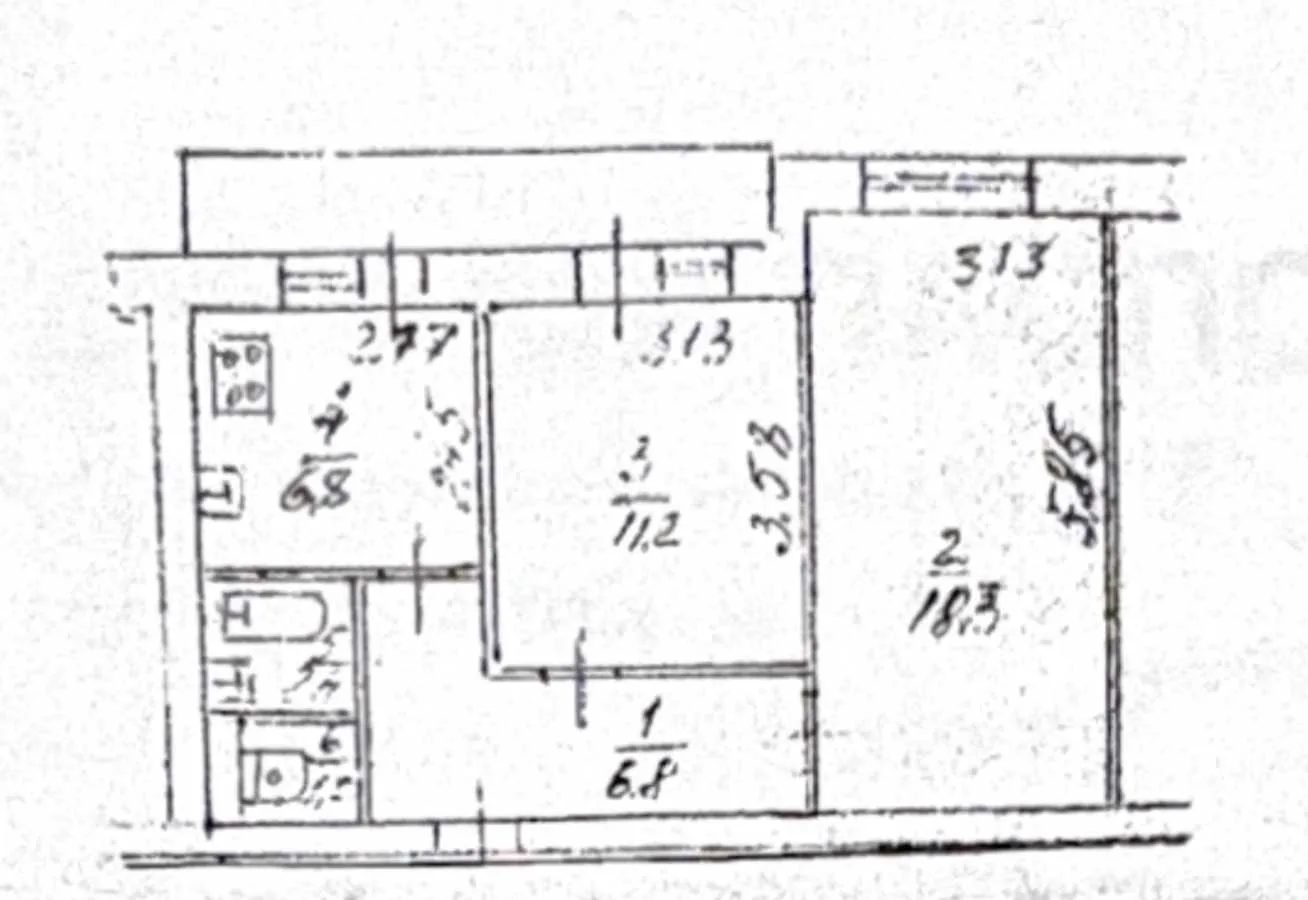 продаж 2-к квартира Київ, Солом`янський, 56500 $