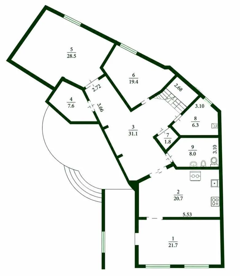 продаж 6-к котедж Броварський, Рожни, 255000 $