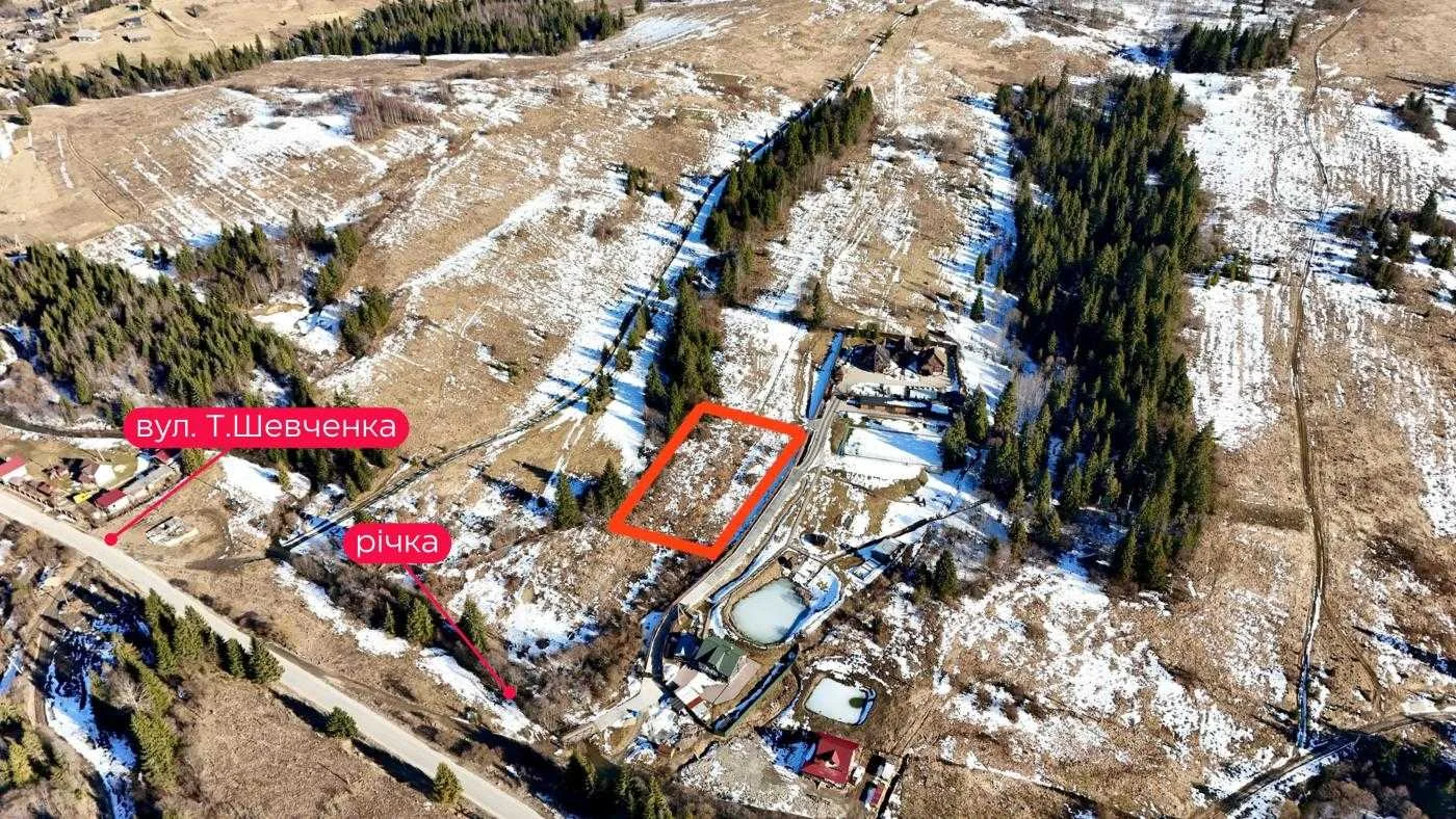продаж ділянка під житлову забудову Сколівський, Волосянка, 96000 $