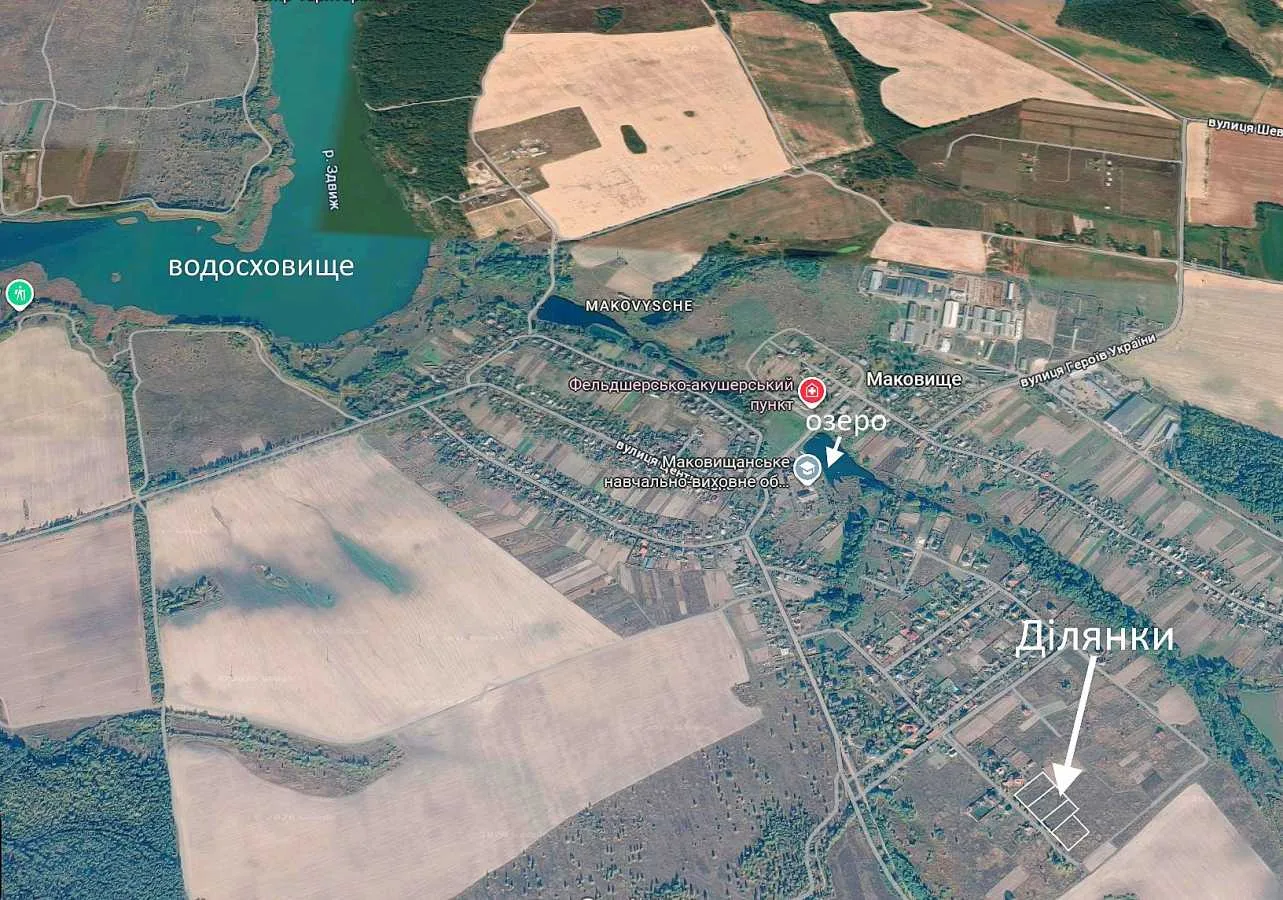 продаж ділянка під житлову забудову Макарівський, Маковище, 12500 $