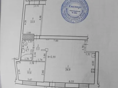 продаж 3-к квартира Дніпро, Центральний, 65500 $