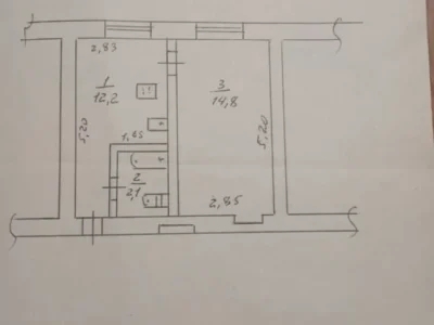 продаж 1-к квартира Дніпро, Соборний, 24000 $