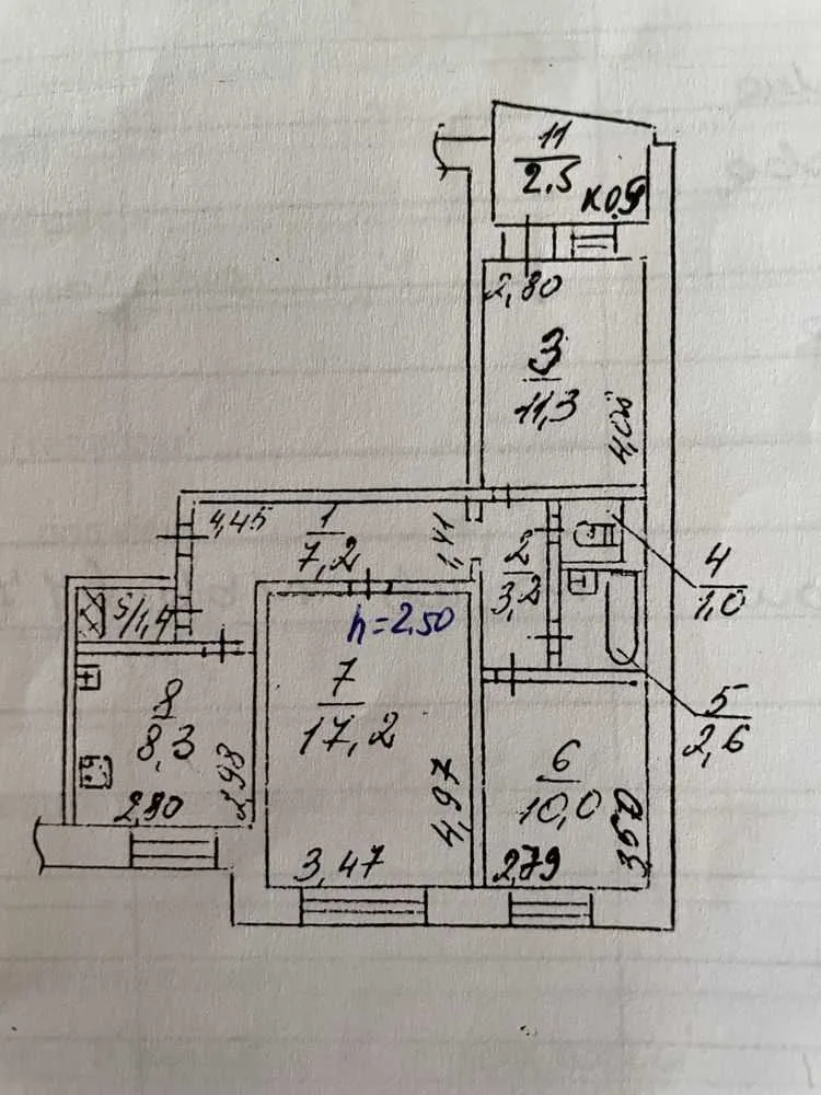 продаж 3-к квартира Дніпро, Соборний, 54500 $