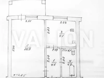 продаж 1-к квартира Києво-Святошинський, Софіївська Борщагівка, 66000 $