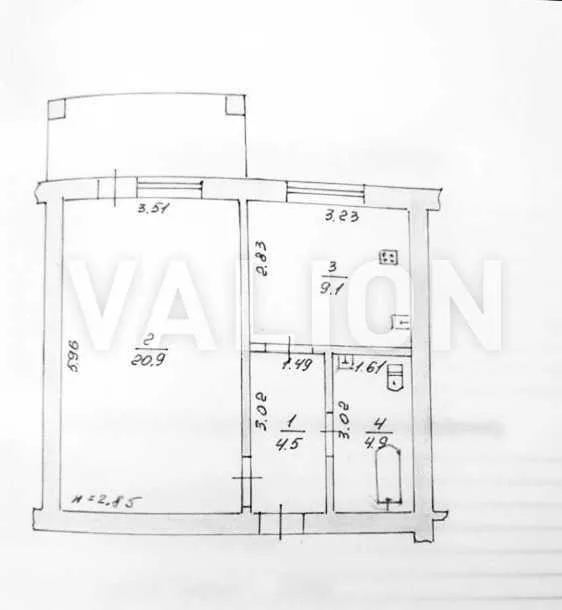 продаж 1-к квартира Києво-Святошинський, Софіївська Борщагівка, 66000 $