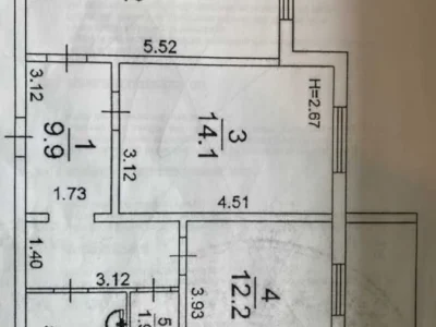 продаж 2-к квартира Київ, Голосіївський, 113000 $