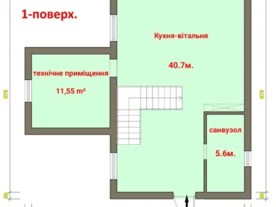продаж 3-к будинок Макарівський, Березівка, 33500 $