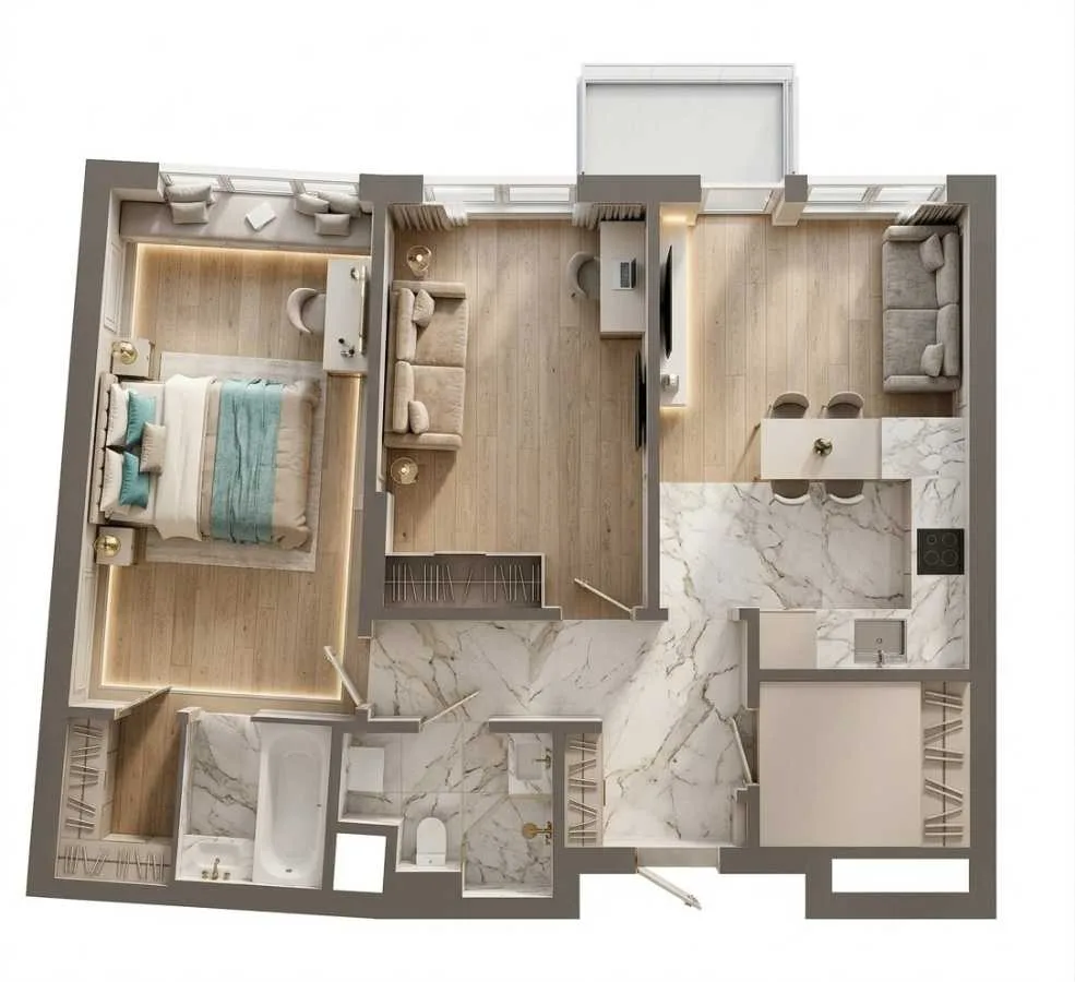 продаж 3-к квартира Київ, Дарницький, 138500 $