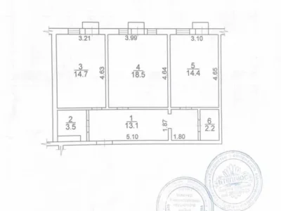 продаж 3-к квартира Києво-Святошинський, Ірпінь, 2000000 грн.