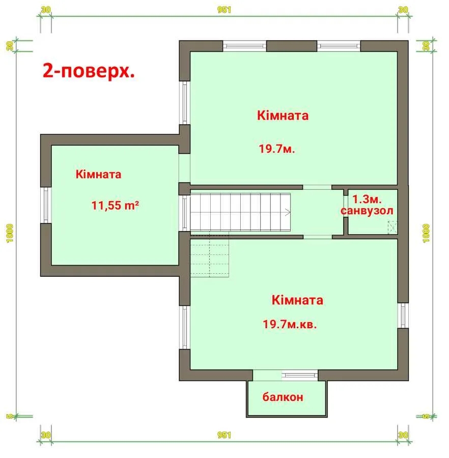 продаж 3-к будинок Макарівський, Березівка, 33500 $