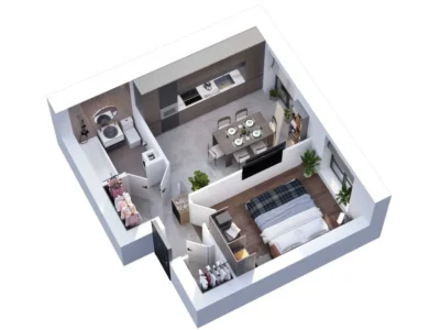 продаж 1-к квартира Києво-Святошинський, Гатне, 45500 $