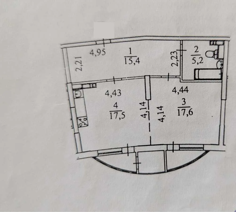 продаж 1-к квартира Київ, Дарницький, 118000 $