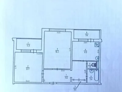 продаж 2-к квартира Київ, Дніпровський, 53000 $