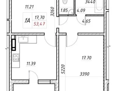 продаж 1-к квартира Київ, Деснянський, 59000 $