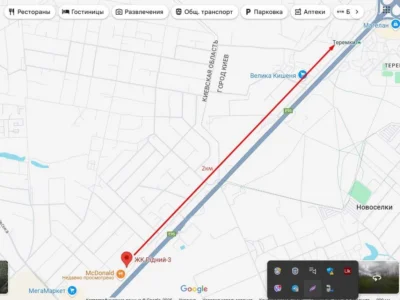 продаж 1-к квартира Києво-Святошинський, Гатне, 39300 $