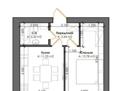 продаж 1-к квартира Києво-Святошинський, Гатне, 39300 $