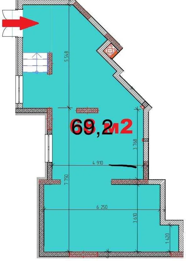 продаж торгові площі Києво-Святошинський, Крюківщина, 56500 $