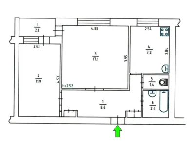 продаж 2-к квартира Київ, Святошинський, 64000 $
