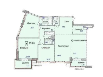 продаж 4-к квартира Київ, Печерський, 22219632 грн.