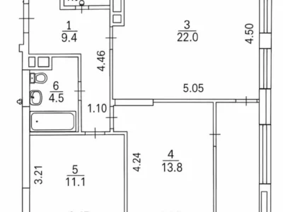 продаж 2-к квартира Київ, Подільський, 98000 $
