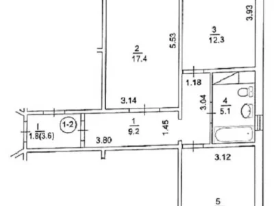 продаж 2-к квартира Київ, Дарницький, 75000 $