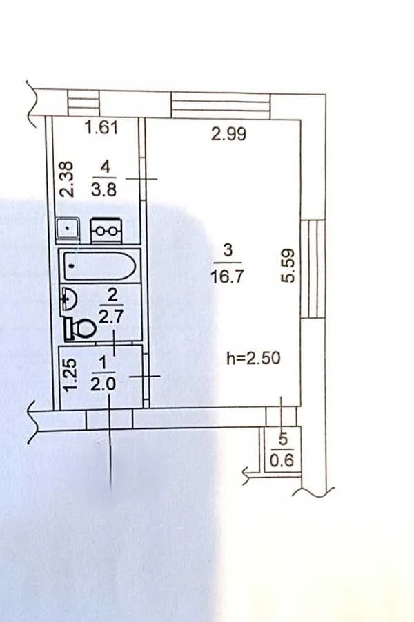 продаж 1-к квартира Київ, Деснянський, 27000 $