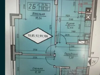 продаж 2-к квартира Макарівський, Новосілки, 47400 $