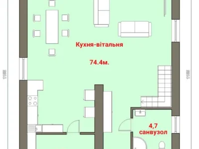 продаж 4-к будинок Макарівський, Макарів, 249900 $