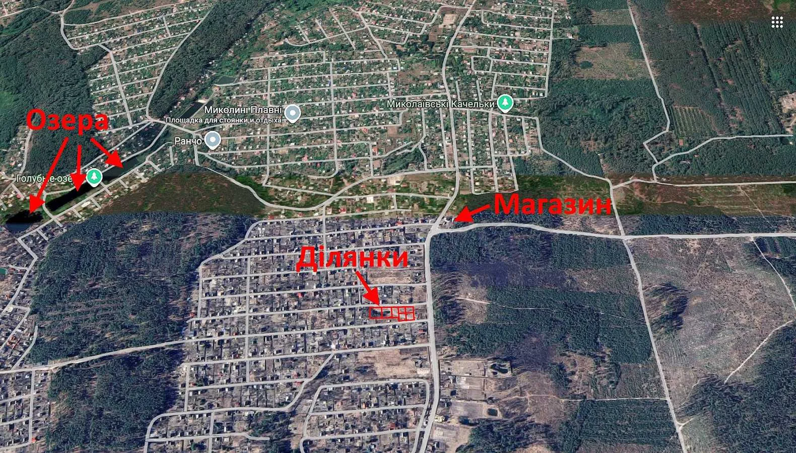 продаж ділянка під житлову забудову Макарівський, Миколаївка, 6000 $