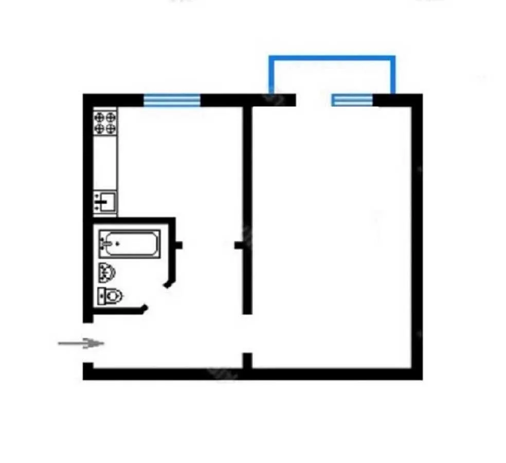 продаж 1-к квартира Київ, Шевченківський, 47000 $