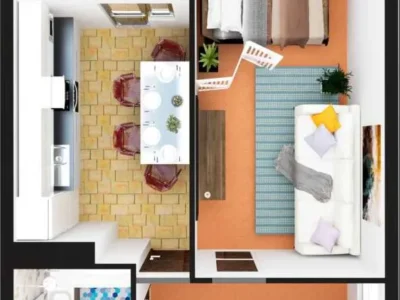 продаж 1-к квартира Києво-Святошинський, Коцюбинське, 40200 $