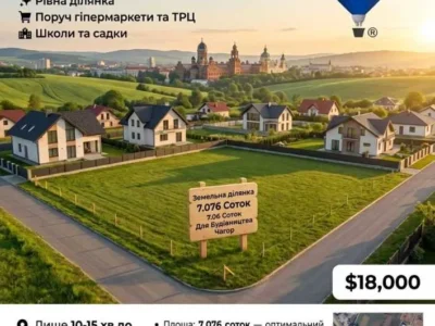 продаж ділянка під житлову забудову Глибоцький, Чагор, 17500 $