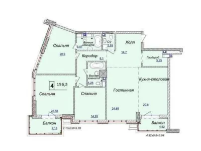 продаж 4-к квартира Київ, Печерський, 22219632 грн.
