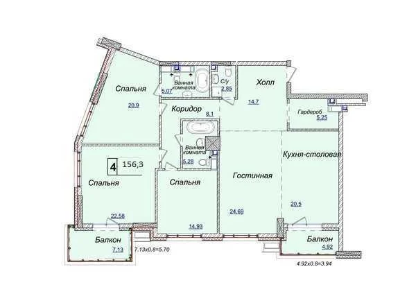 продаж 4-к квартира Київ, Печерський, 22219632 грн.