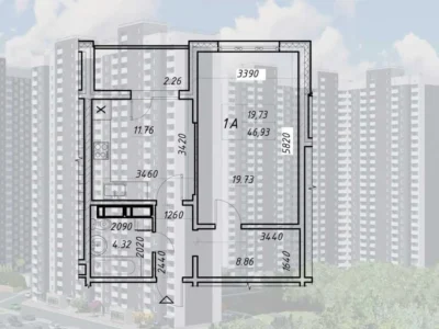 продаж 1-к квартира Київ, Оболонський, 59900 $
