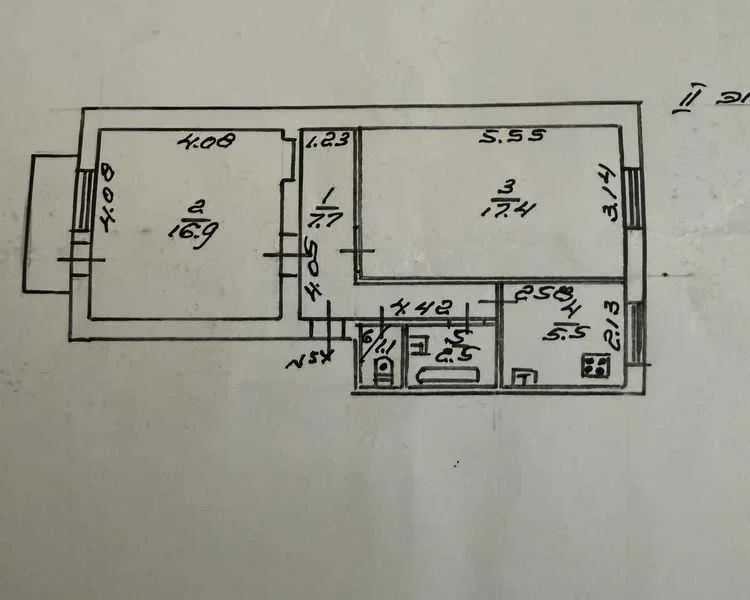 продаж 2-к квартира Одеса, Приморський, 45000 $