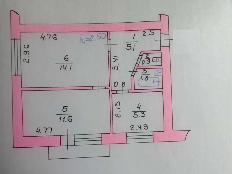 продаж 2-к квартира Києво-Святошинський, Ірпінь, 37000 $